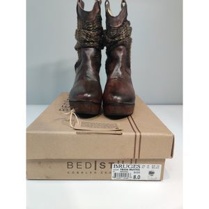 NIB Bed Stu Cobbler Series BRUGES Teak Rustic Size 8